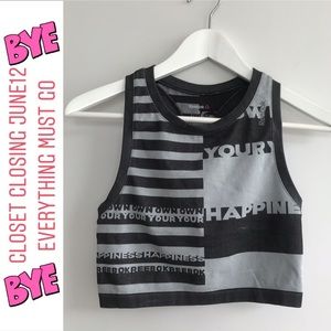 NEW REEBOK SEAMLESS CROP